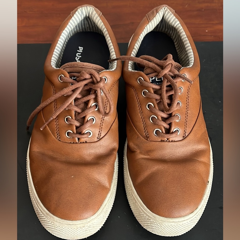 Brown Lace Sperry Shoes